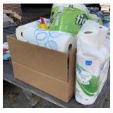 Lot of Paper Towels & Toilet Tissue
