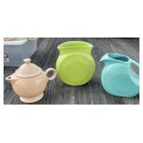 Fiesta Pitchers and Vase