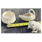 3 pcs of Belleek