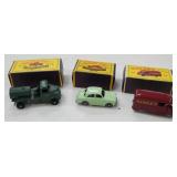 3 Matchbox Cars
