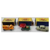 3 Matchbox Cars