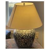 Blue & White Table Lamp