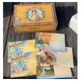 Cigar Box Full of Postcards