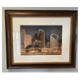 Framed Chicago Cityscape Photo