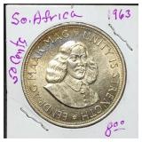 1963 South Africa .500 Silver 50 Cent Piece 28g