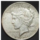 Key Date 1928 P Peace Silver Dollar