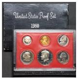 1980 US Mint Proof Set w/ SBA Dollar