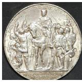 1913 Prussia Silver 3 Mark War Against Napoleon