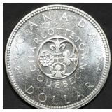 1964 Canada 80% Silver Dollar BU