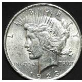 1923 Peace Silver Dollar Gem BU