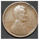 1909 VDB Lincoln Wheat Cent Nice