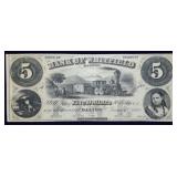 1860 Bank of Whitfield Obsolete Currency Georgia