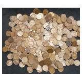 400 Nice Wheat Pennies from Estate Hoard