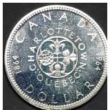 1964 Canada 80% Silver Dollar BU