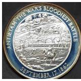 1oz Sterling Silver Proof Civil War Medal