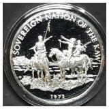 Native American .999 Silver Proof Tribal Medal