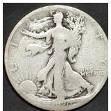 1920 Walking Liberty Silver Half Dollar
