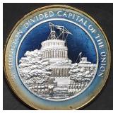 1oz Sterling Silver Proof Civil War Medal