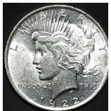 1922 Peace Silver Dollar Gem BU