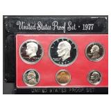 1977 US Mint Proof Set w/ Ike Dollar
