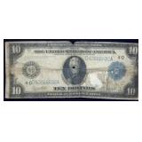 1914 $10 FRN Cleveland Ohio Horseblanket Note