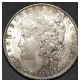 1889 Morgan Silver Dollar BU Toned