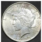1923 Peace Silver Dollar Gem BU