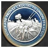 1oz Sterling Silver Proof Civil War Medal