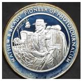 1oz Sterling Silver Proof Civil War Medal