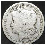 1890-O Morgan Silver Dollar
