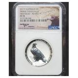 2017 Australia 1oz .999 Silver Wedge Tailed Eagle