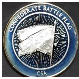 1oz Sterling Silver Proof Civil War Medal