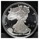 1/10 oz .999 Silver Eagle Round BU