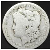 1884-O Morgan Silver Dollar