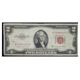1953 B $2 Red Seal Legal Tender High Grade Note