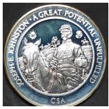 1oz Sterling Silver Proof Civil War Medal