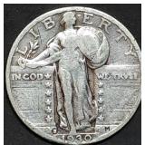 1930-S Standing Liberty Silver Quarter