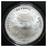 2012 London Games 5 Troy Oz .999 Silver Pegasus