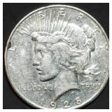 1928-S Peace Silver Dollar, Better Date