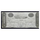 1826 Jersey Bank $3 Obsolete Currency High Grade