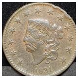 1831 US Large Cent