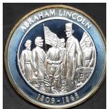 1oz Sterling Silver Proof Civil War Medal