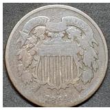 1864 Two Cent Piece