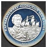 1oz Sterling Silver Proof Civil War Medal