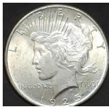 1925 Peace Silver Dollar Gem BU