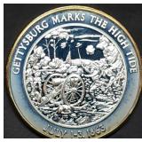 1oz Sterling Silver Proof Civil War Medal