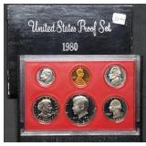 1980 US Mint Proof Set w/ SBA Dollar