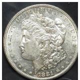 1881-S Morgan Silver Dollar Gem BU