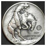Frederic Remington .999 Silver 3" Medal 56g