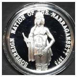 Native American .999 Silver Proof Tribal Medal